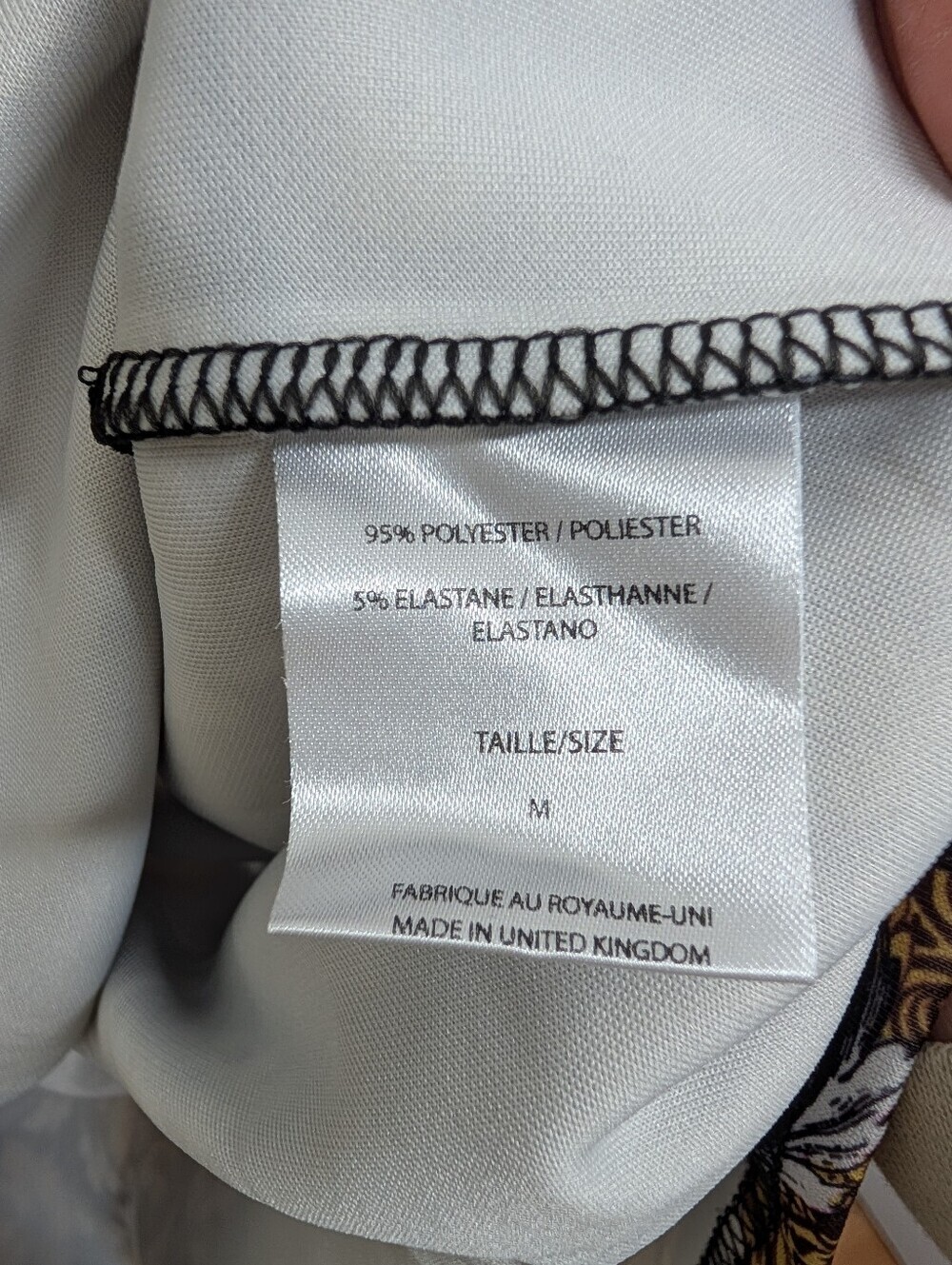 SUZY SHIER BAROQUE PRINT SLEEVELESS BELTED SHEATH DRESS SIZE MEDIUM - Picture 7 of 7